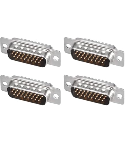 Amazon.co.jp: uxcell D-subコネクタ DB26 メスソケット 26-ピン 3-行